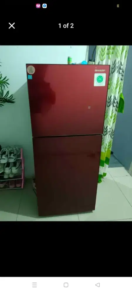 Kulkas SHARP 2pintu nominus dinginn