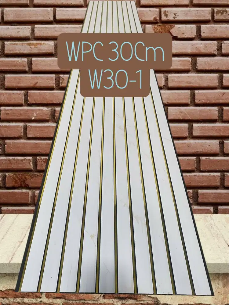 Wood Panel WPC 30CM X 290CM / Wall Panel PVC / Woodpanel Wallpanel Kis