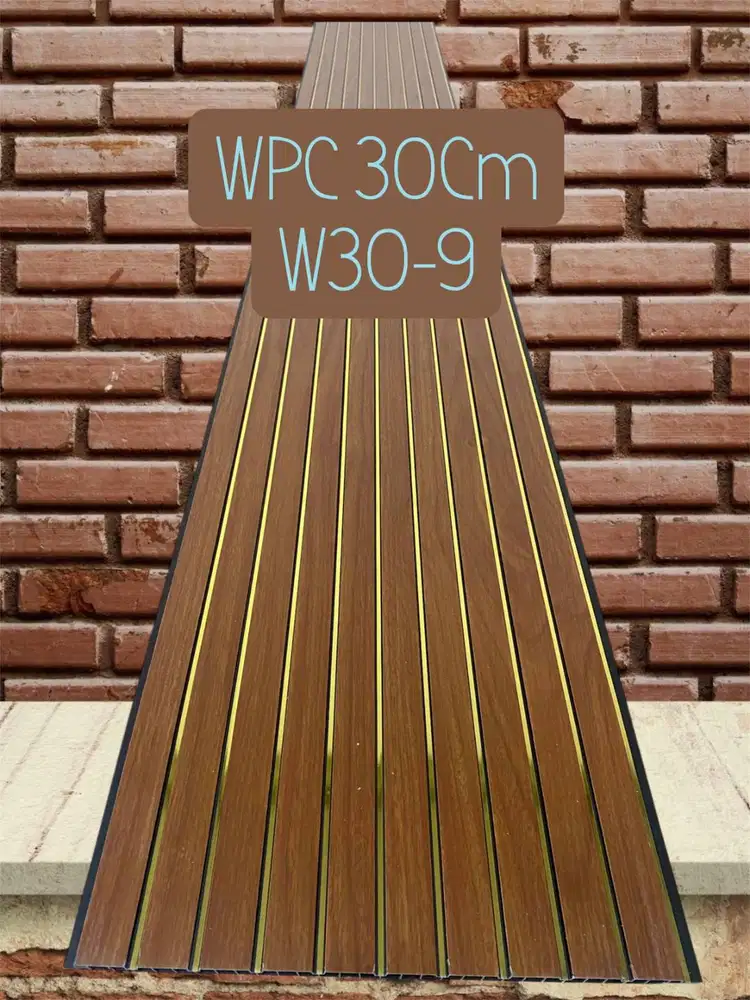 Wood Panel WPC 30CM X 290CM / Wall Panel PVC / Woodpanel Wallpanel Kis