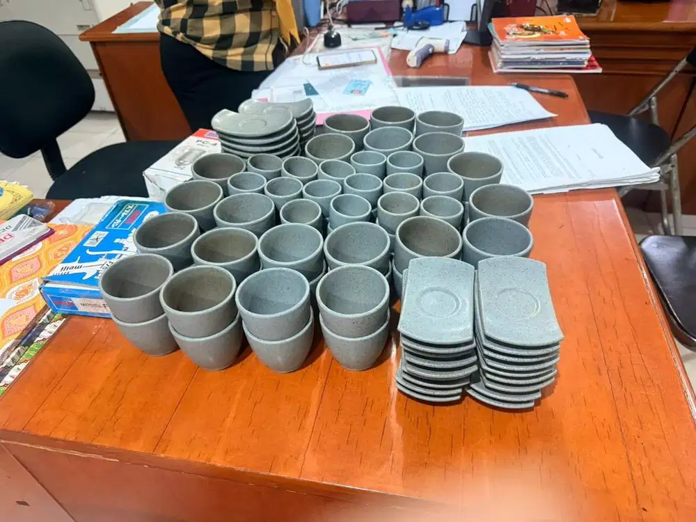 gelas kopi CUSTOM bekas cafe