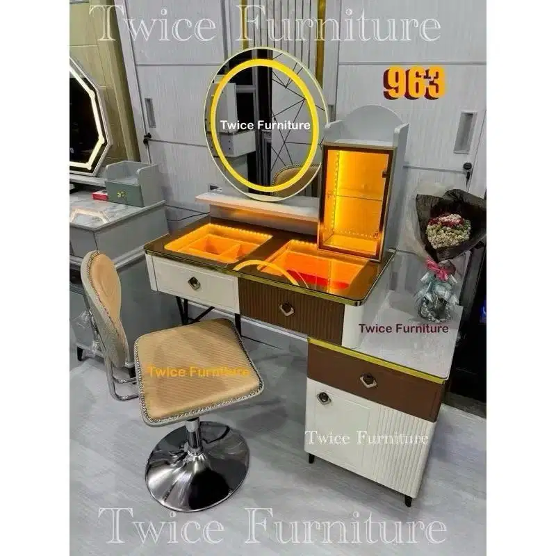Jual meja rias led elegan mewah