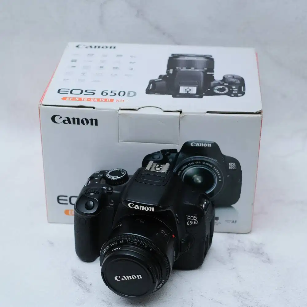 Canon 650d lensa kifix 50m f1.8 (Second)