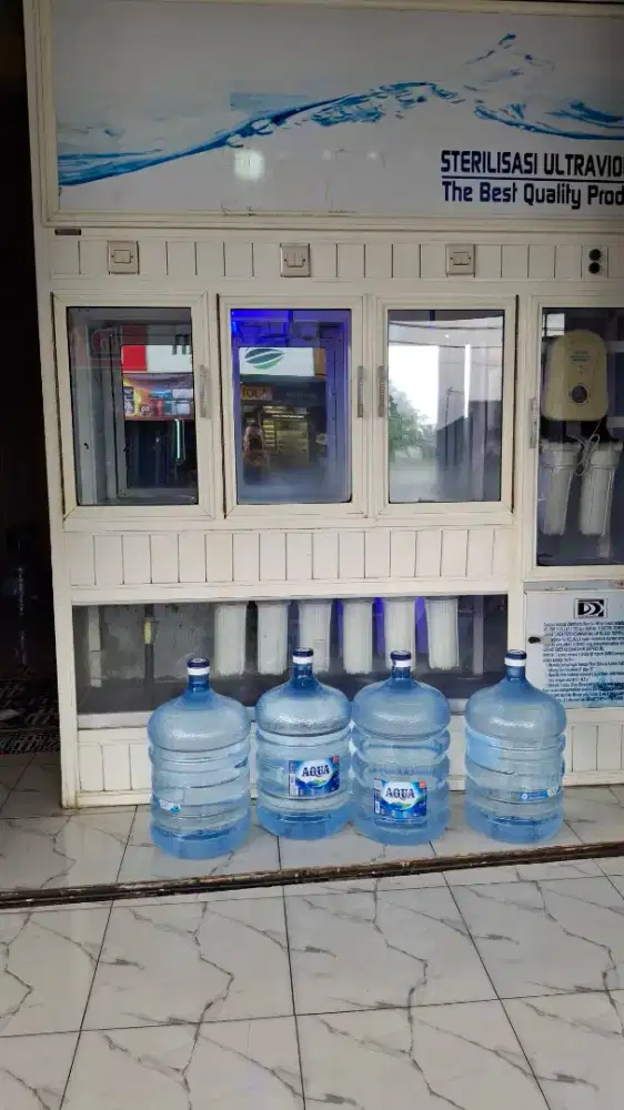 Di jual seperangkat mesin depot isi ulang