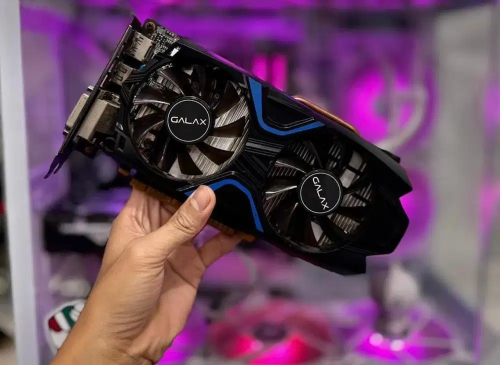 Vga PC Galax Gtx 1050 ti 4Gb Bagus Garansi Dual Fan OC 1,1 jt aja