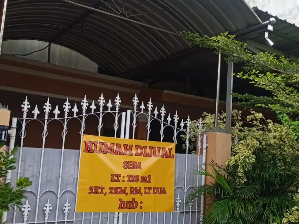 rumah dijual gunungsari indah surabaya