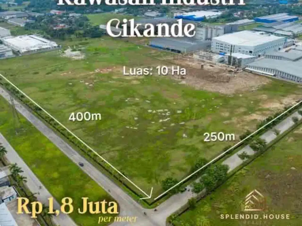 Jual Tanah Kawasan Industri Modern Cikande Jual Tanah untuk kawasan industri Tangerang Cikande Banten dai shou tu di 待售土地