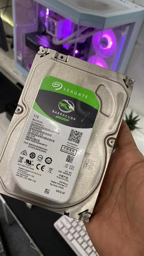 Garansi 6 bulan HDD 1TB Seagate Harga 500k free pasang dan kabel