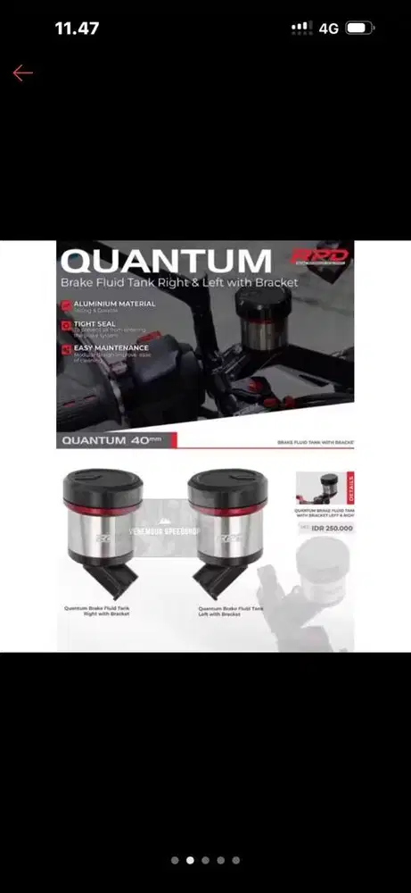 Tabung minyak rem rpd quantum