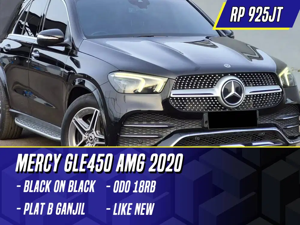 Mercedes Benz GLE450 AMG 2020 NIK 2019 Black Hitam Mercy GLE 450