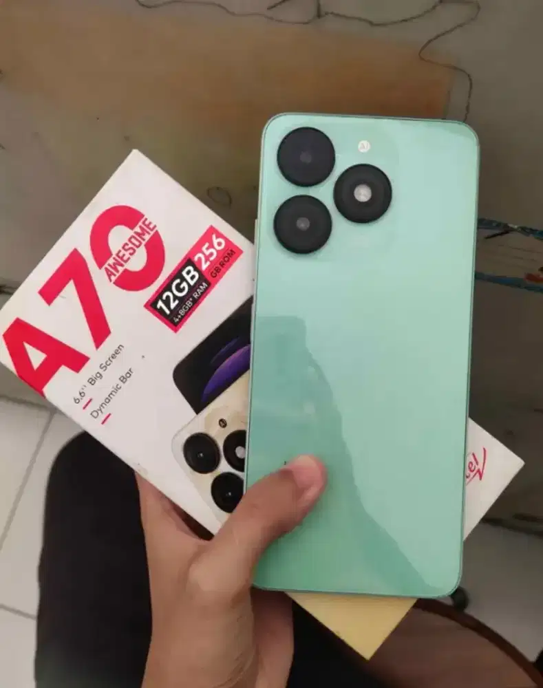 Itel A70 Awesome 4+8/128GB Field Green Second Mulus Like New!
