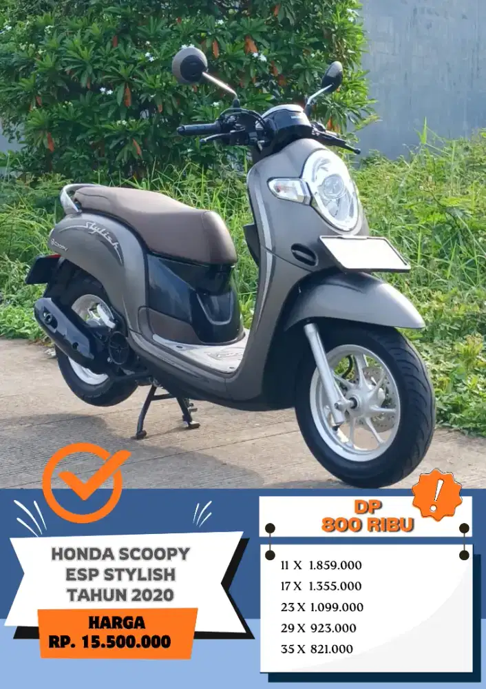 HONDA SCOOPY ESP STYLISH TAHUN 2020