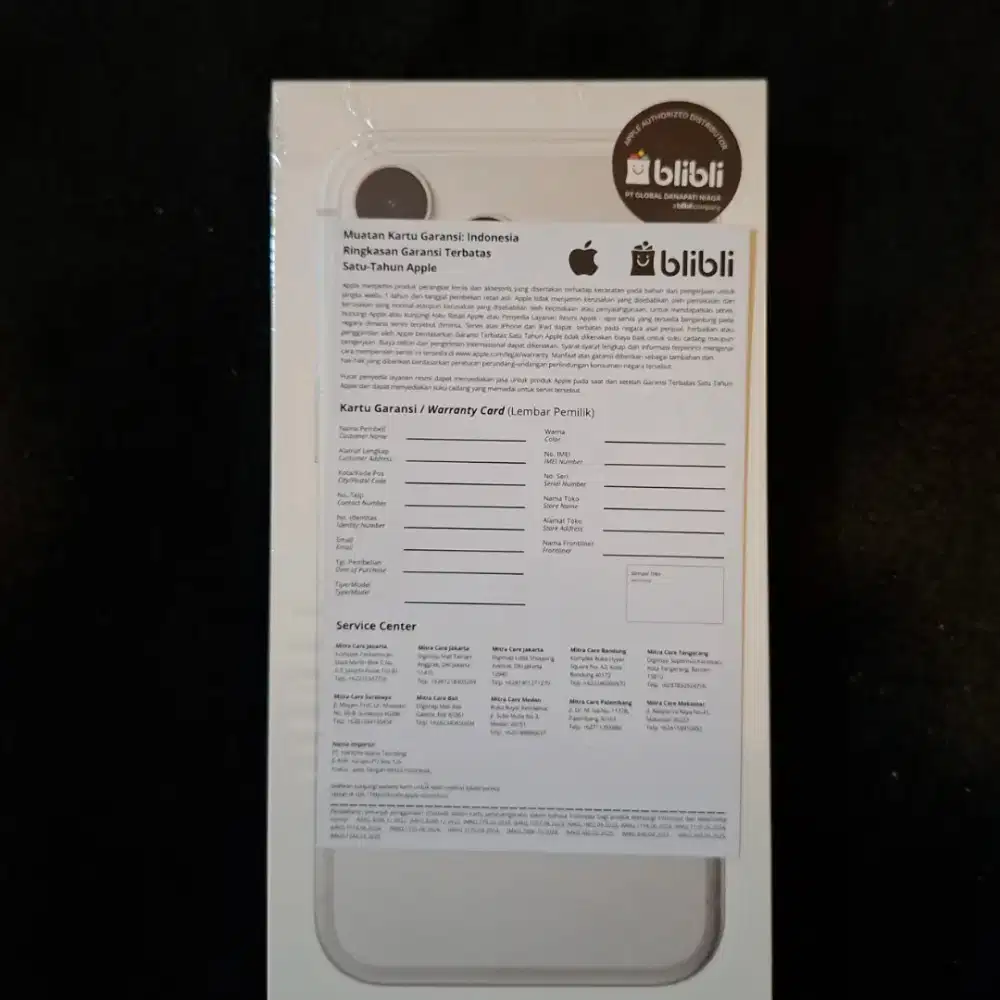 iPhone 17 Pro Max - 256GB - Silver - Garansi Resmi - Segel