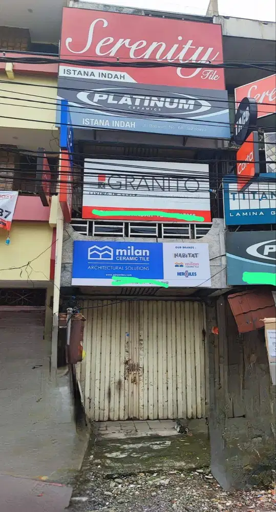 Dijual Murahhh Ruko Komersial Baliwerti Surabaya Pusat Ramai Strategis