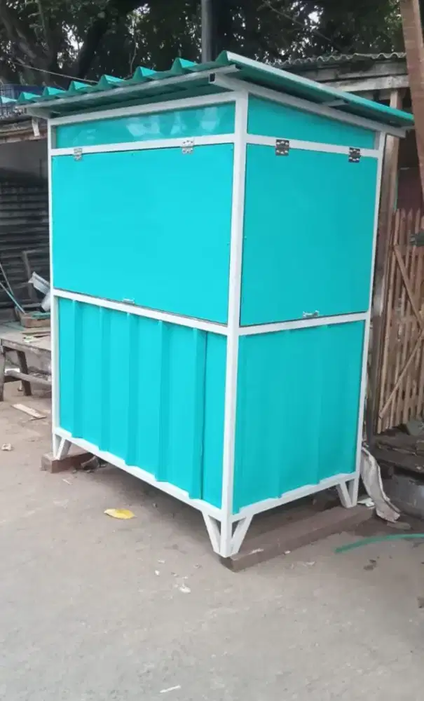 Booth container/ gerobak kontener