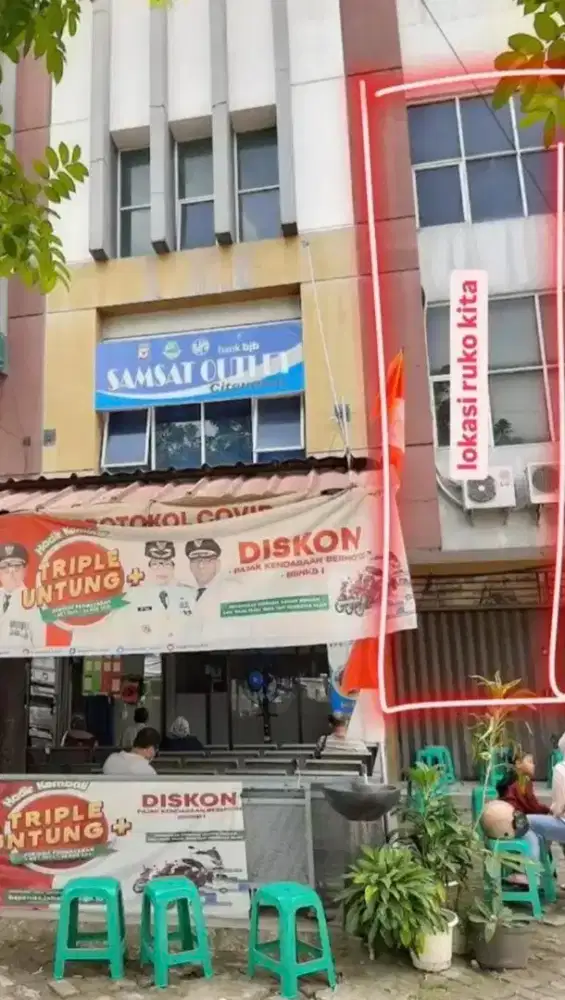 DIJUAL Ruko 3 lantai Grand Citeureup Persis sebelah SAMSAT