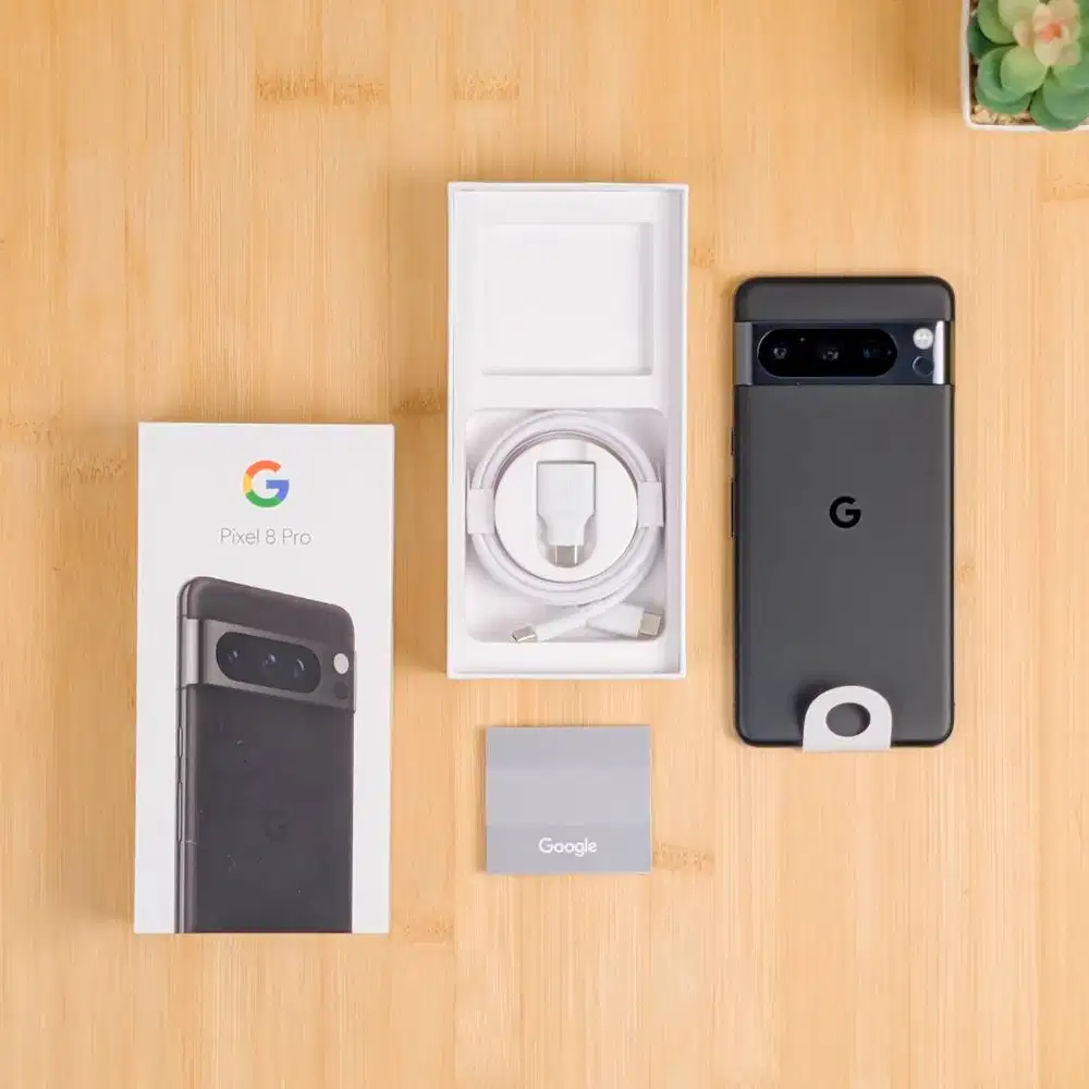 Google Pixel 8 Pro 5G 12/256GB Fullset original, IMEI terdaftar