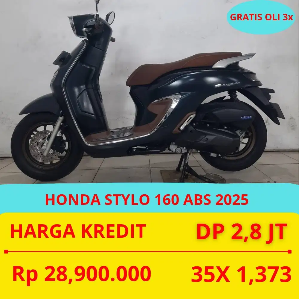 PROMO SUKSES MOTOR HONDA STYLO 160 ABS 2025 DP MURAH 2,8 JUTA GUYS