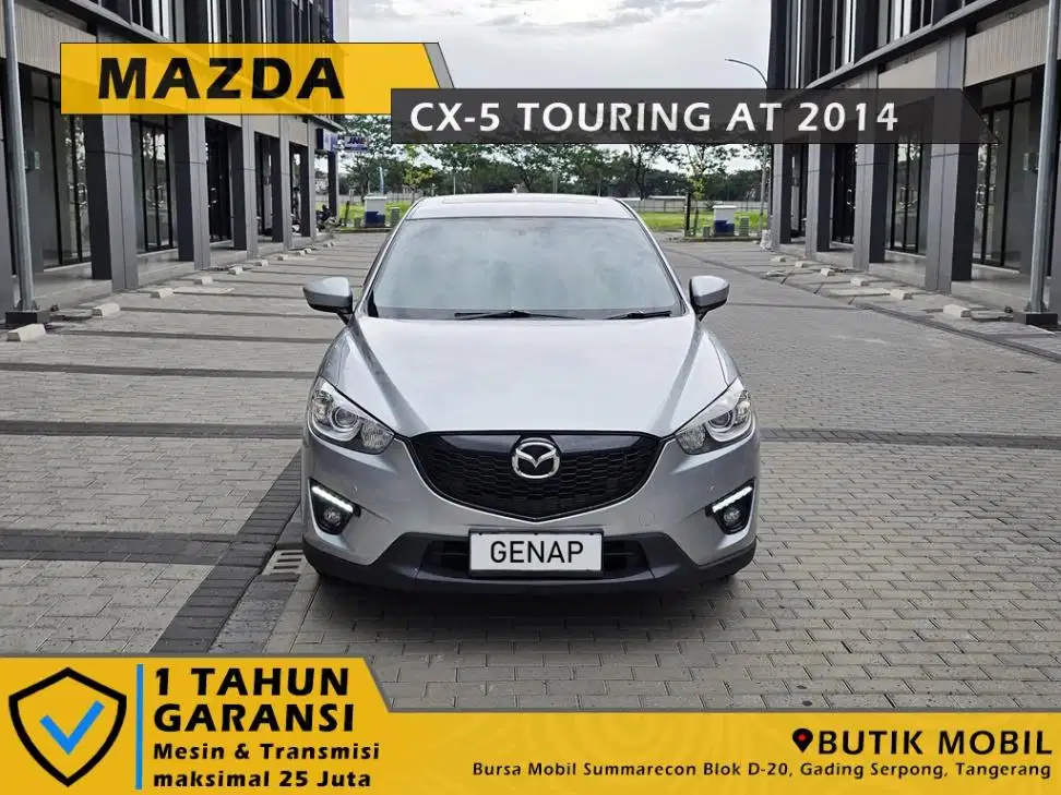 CX5 2.5 Touring AT 2014 Silver. Pajak Panjang. TDP 10jt
