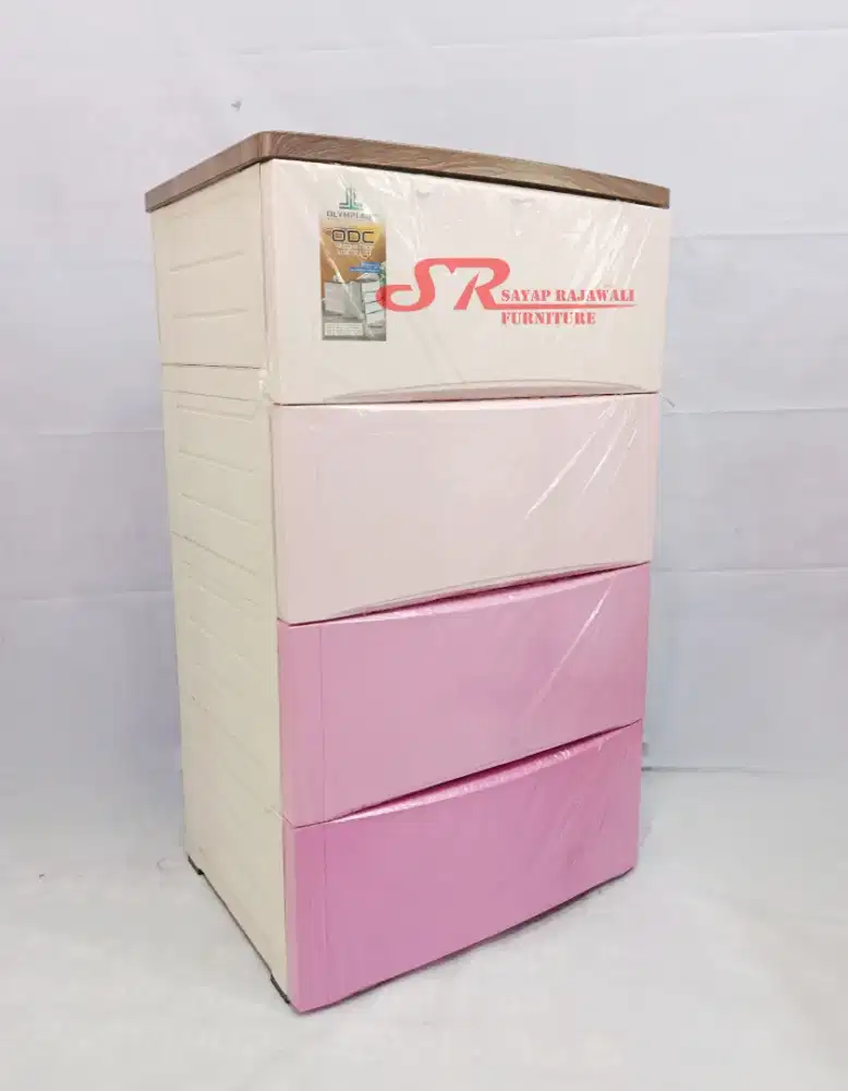 Berbagai Lemari Laci Susun 4 Olymplast ODC 04M Murah Jogja (ars)