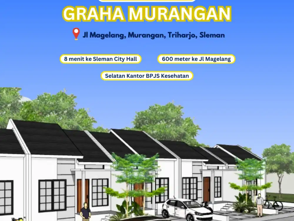 Rumah Impian Bisa Custom Desain Di Murangan Sleman –  495 Jutaan Nego!