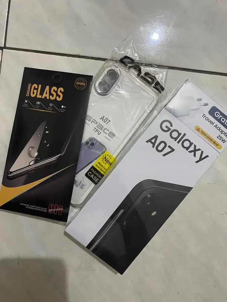 SAMSUNG A07 RAM 4/64GB BLACK NEW SEGEL