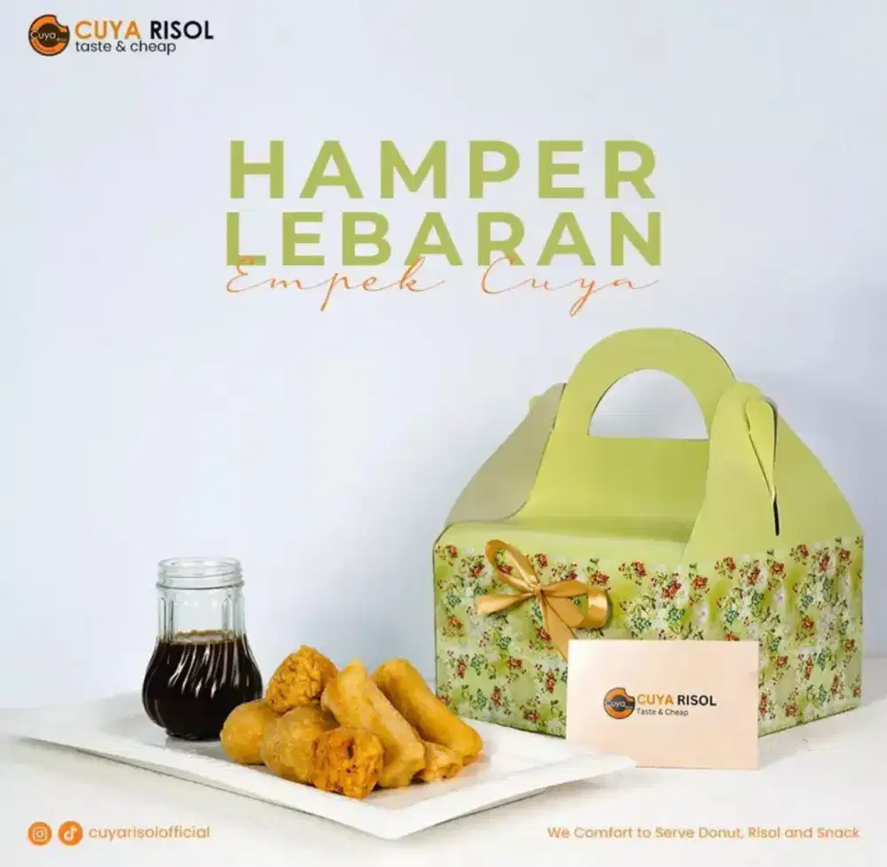 Pre order hampers pempek dan risol untuk lebaran