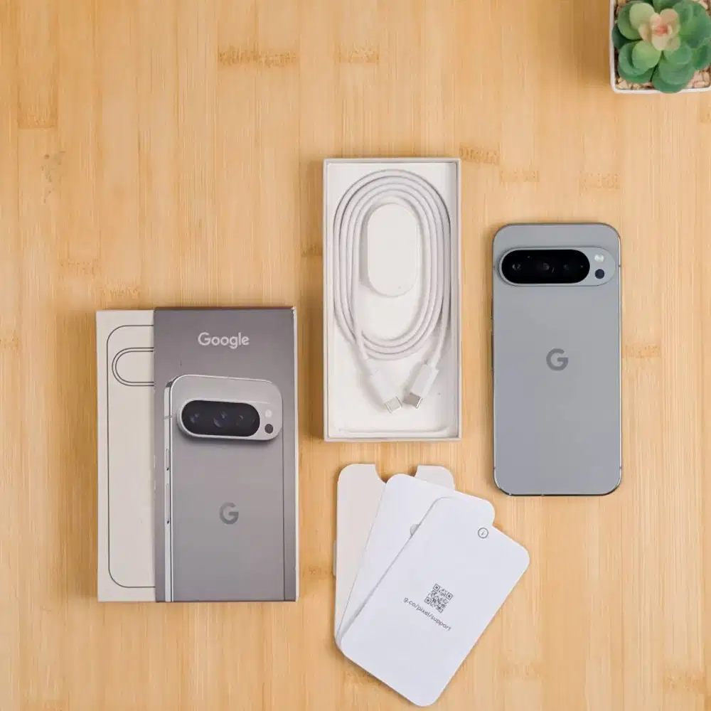 Google Pixel 9 Pro 5G 16/256GB Fullset original, IMEI terdaftar resmi
