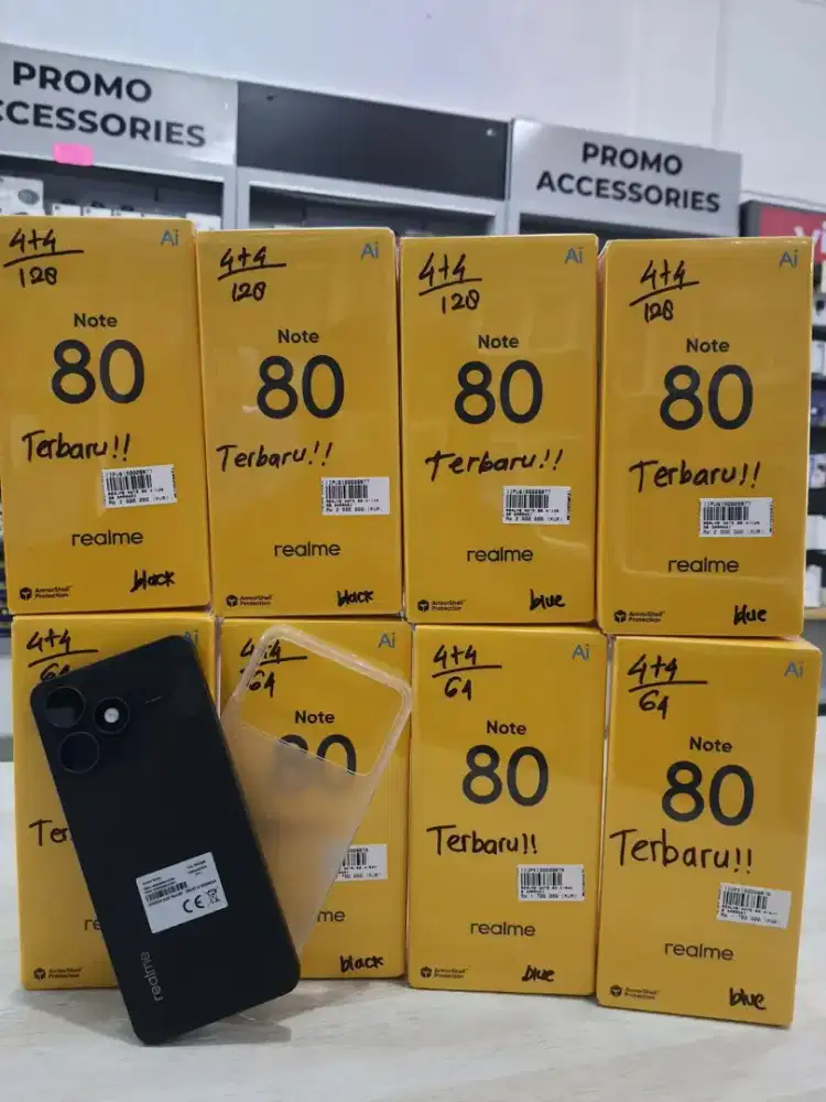 BARU REALME NOTE 80 BATERAI BESAR.AWET SEHARIAN DAN TAHAN BANTING.