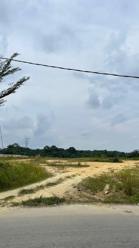 Dijual Tanah Kosong Untuk Pembibitan Sawit/ Gudang/Pabrik