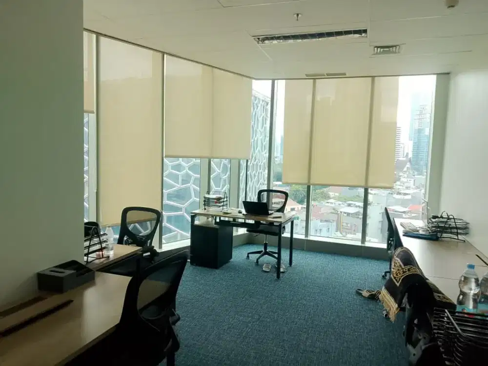 Sewa Service Office Siap Pakai di Plaza Bpjamsostek, Rasuna said Jaksel