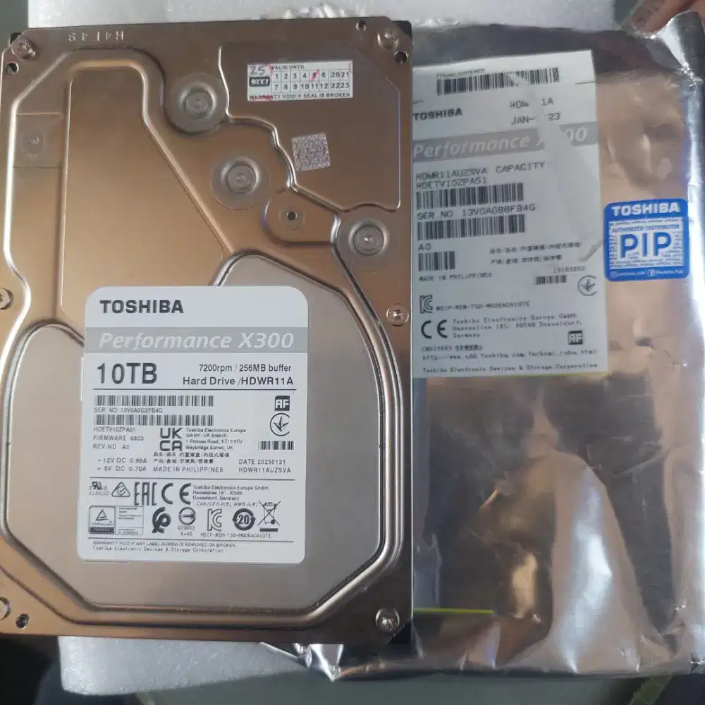 HDD TOSHIBA PERFORMANCE X300 10TB