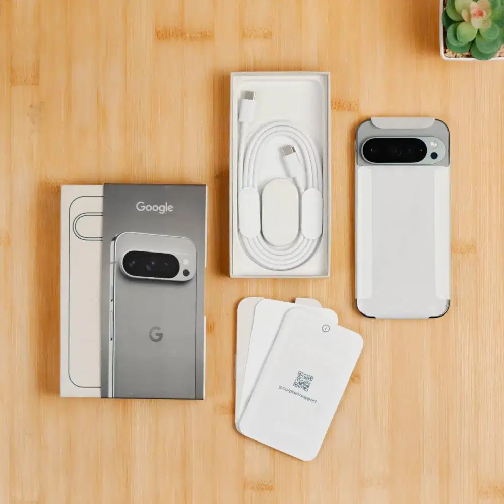 Google Pixel 9 Pro 5G 16/512GB Fullset original, IMEI terdaftar resmi