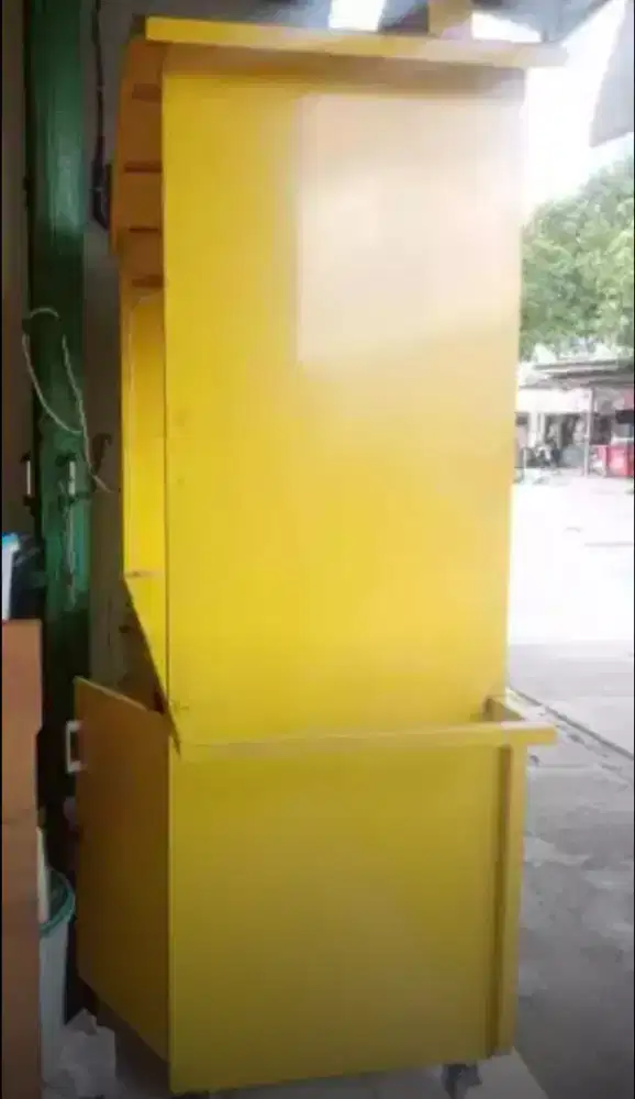 Gerobak besi stainless