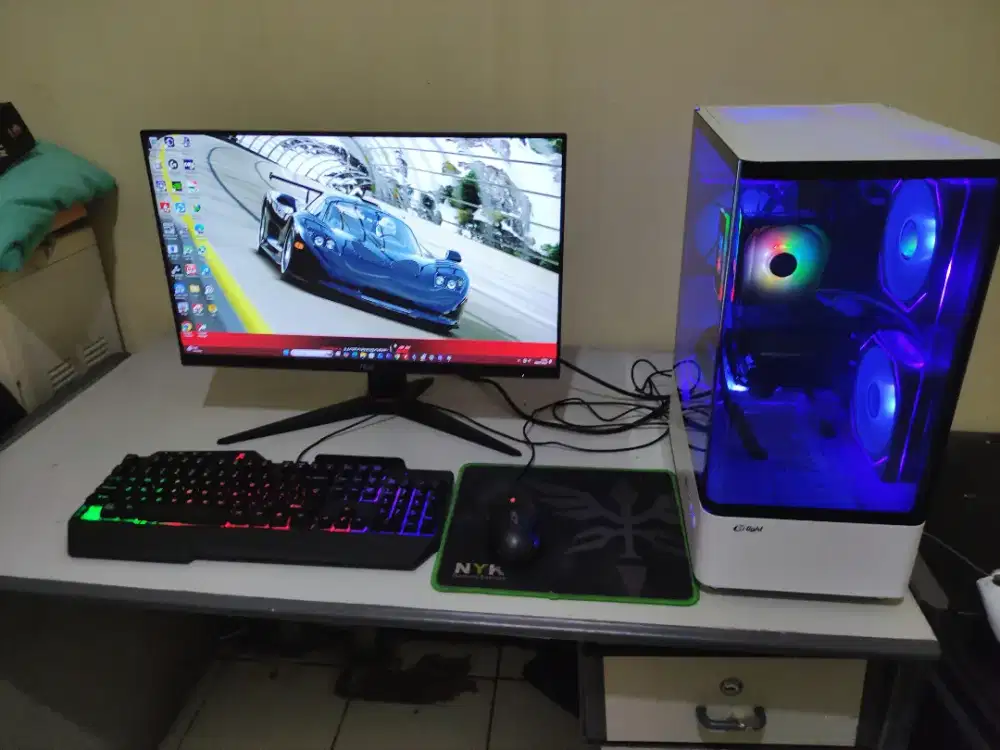 PC RTX 3060 TI, i3 12100F, NVMe, Ram 16GB + Monitor AOC 24 inch 144 hz