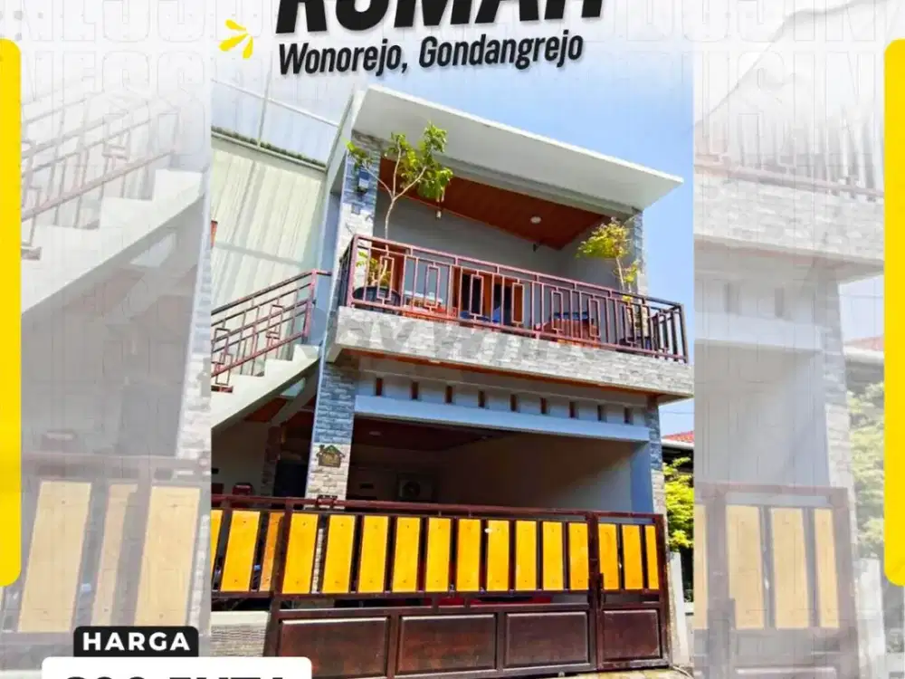 Rumah 3Kamar Siap huni Akses Simpangan di Wonorejo Gondangrejo KRA
