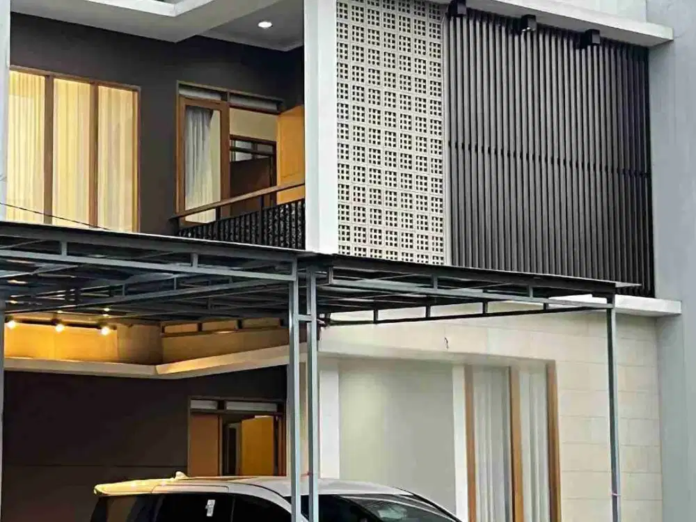 DIJUAL Rumah Mewah Full Furnished Dalam Komplek Nyaman di Ciwaruga Sayap Geger Kalong Bandung