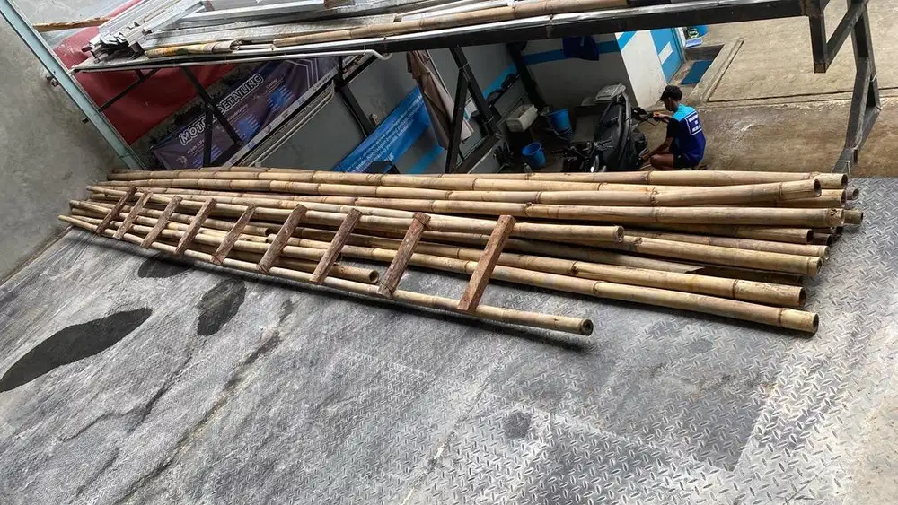 Bambu Steger Bangunan Bagus masih Mulus