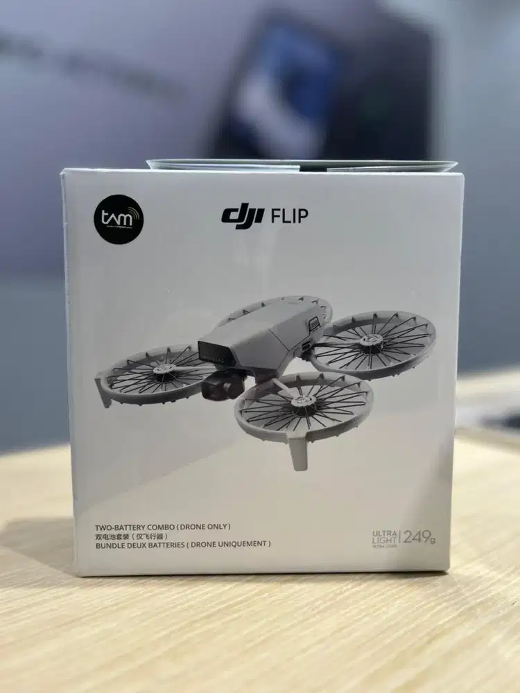 DJI FLIP DRONE ONLY 2 BATRE