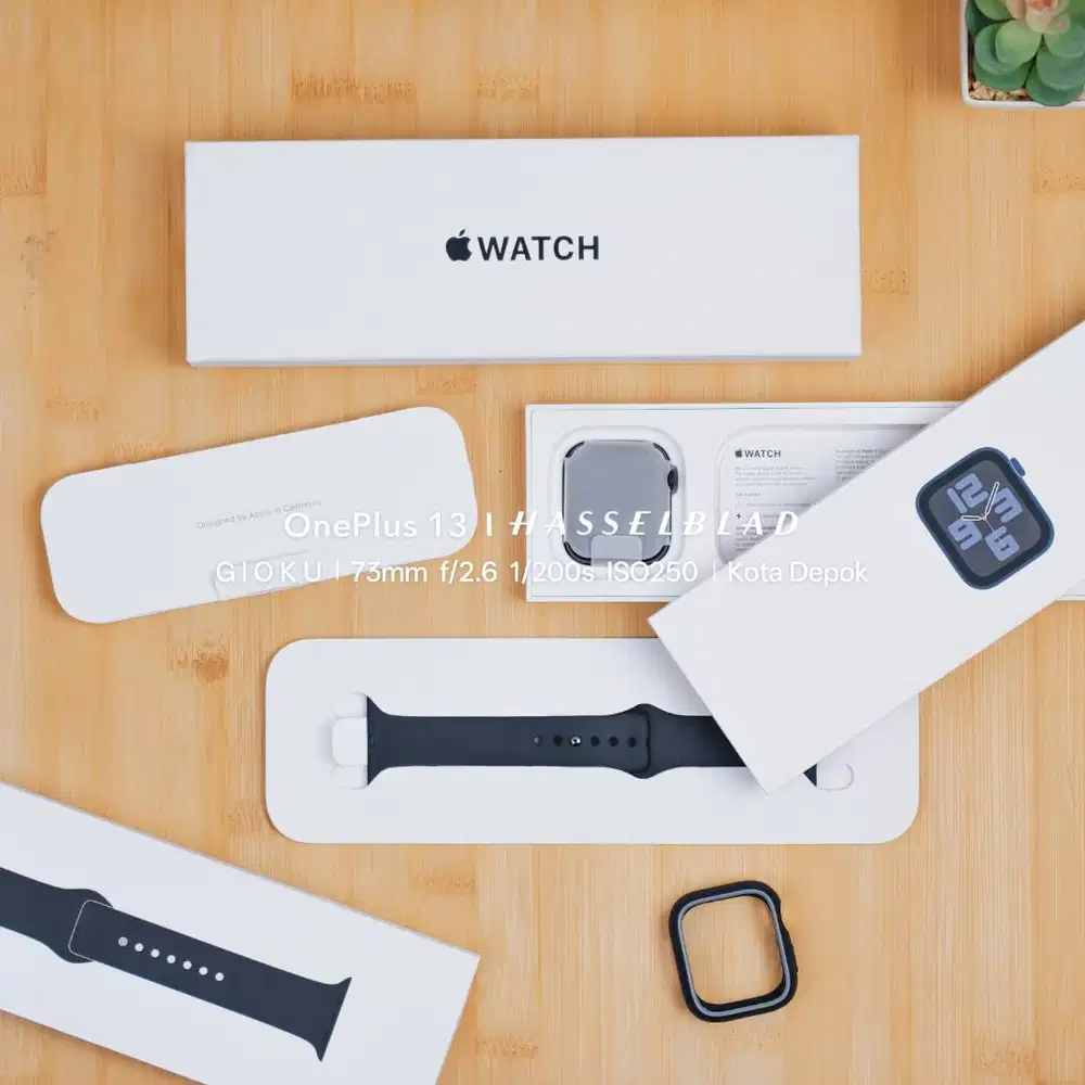 Apple Watch SE ( 2nd Gen ) 44mm Midnight, Mulus fullset original