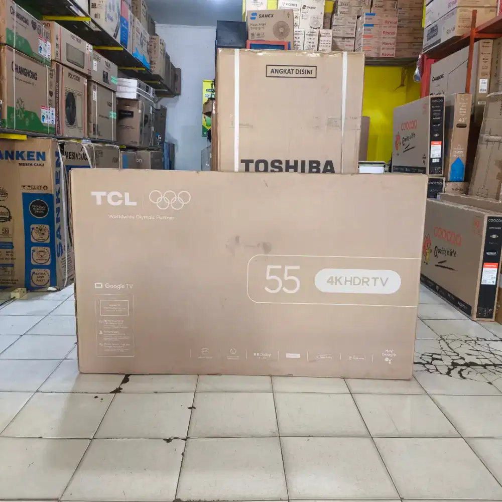 TCL GOOGLE TV 55INCH BISA KREDIT TANPA DP