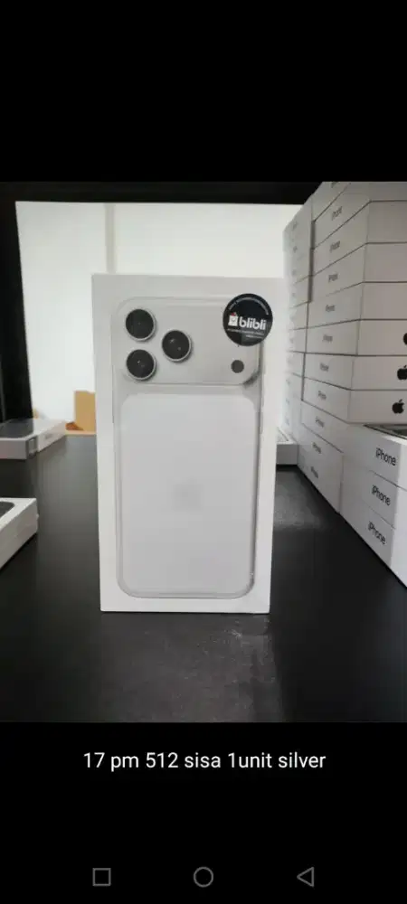 iPhone 17 pro max silver 256 .512 .1tb