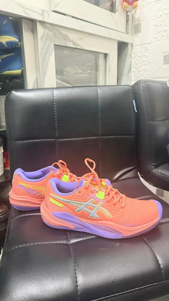 Sepatu Padel cewek Asics Pink Size 40