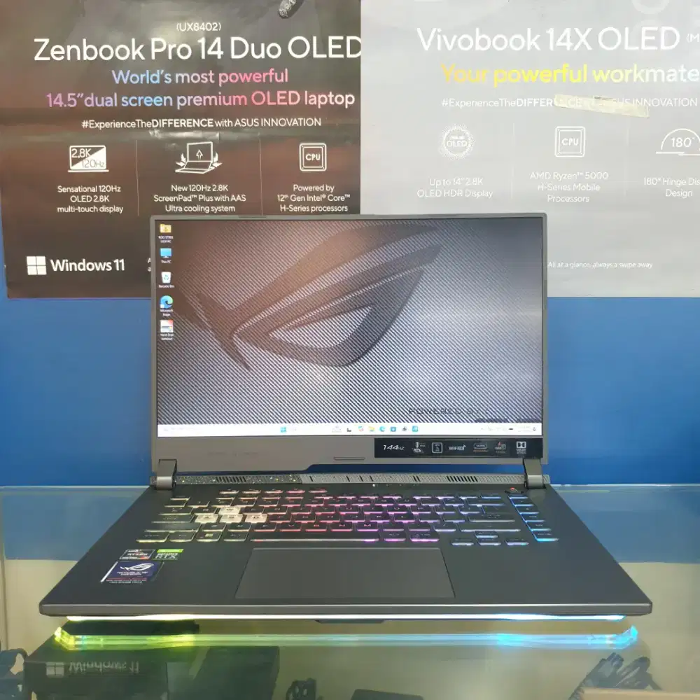 Asus ROG Strix G513RC Ryzen 7-6800HS Ram-16GB SSD-512GB RTX-3050