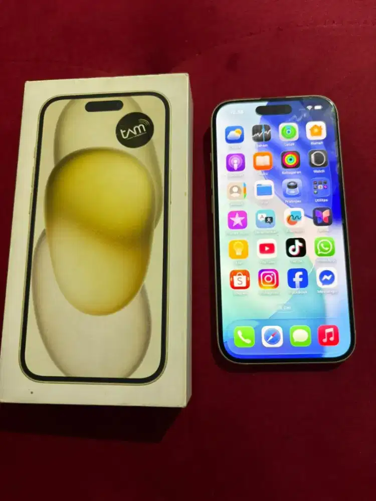 iPhone 15 ibox 128gb fullset