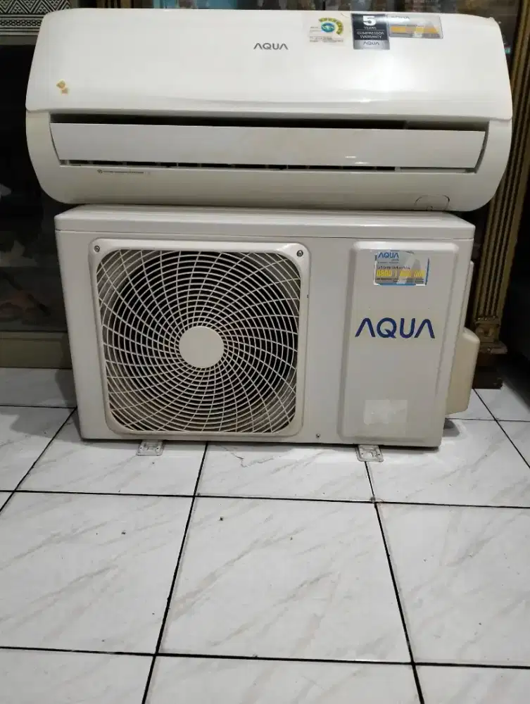 ac split 1 pk aqua dingin, freon penuh