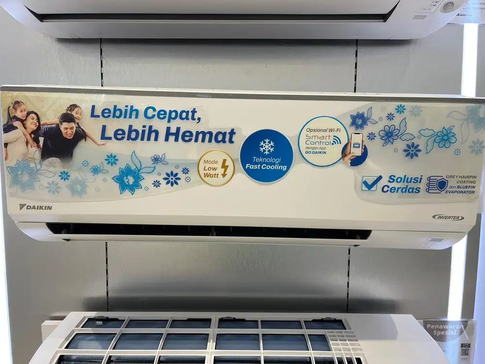 Cicilan AC DAIKIN INVERTER 1/2PK