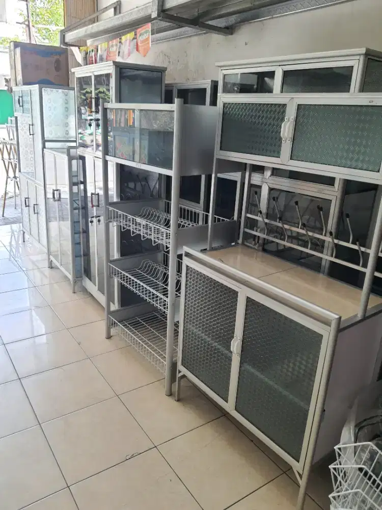 Rak piring terbuka dan tertutup lengkap murah dan kuat