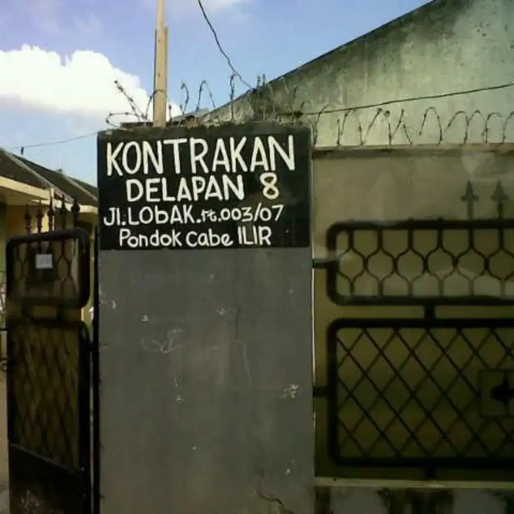 DISEWAKAN KONTRAKAN PERBULAN