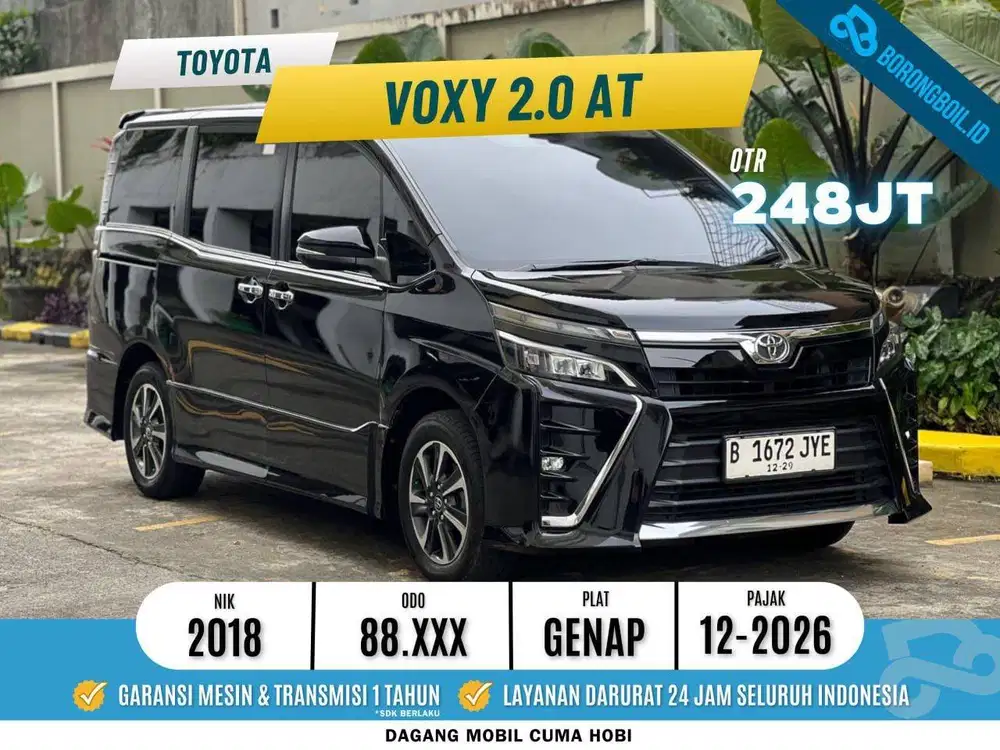 Toyota Voxy 2.0 AT 2018 Hitam