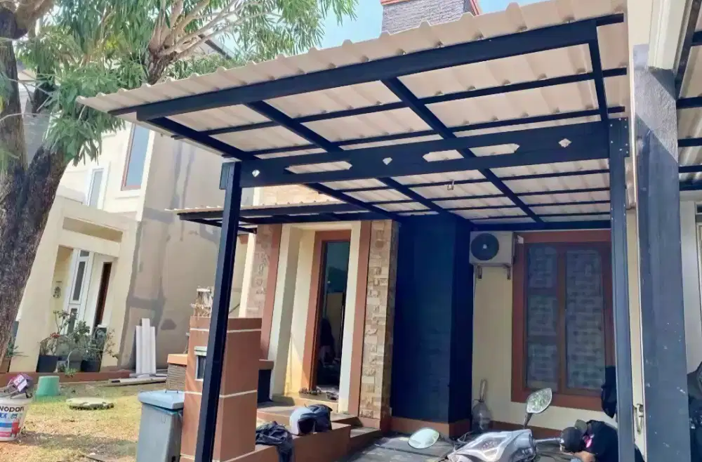 Promo kanopi rangka baja ringan